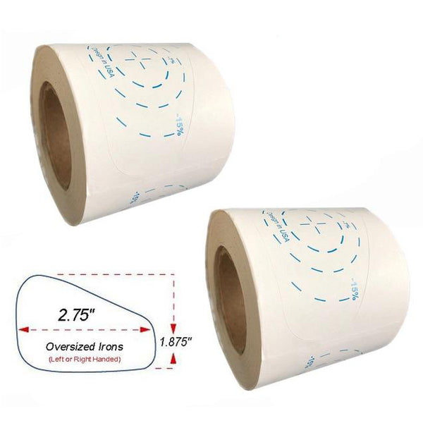 Golf Impact Tape for RIGHT HANDED Irons